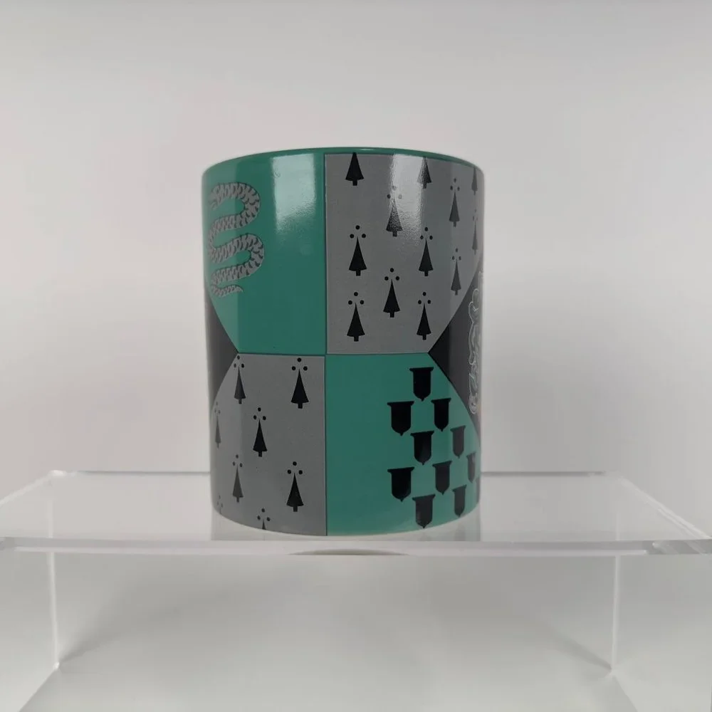 Harry Potter Coffee Cup Slytherin Crest Mug Teal‎ and Black